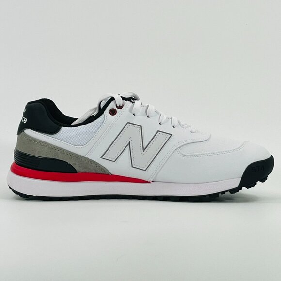New Balance 574 Greens V2 \'White Black\' MG574WK Golf size 9 main image 4